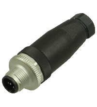 [PPF00213] CONECTOR ARMABLE MACHO M12x4
